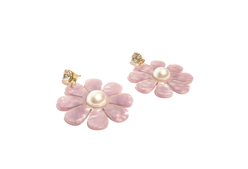 Aros Margarita Lila
