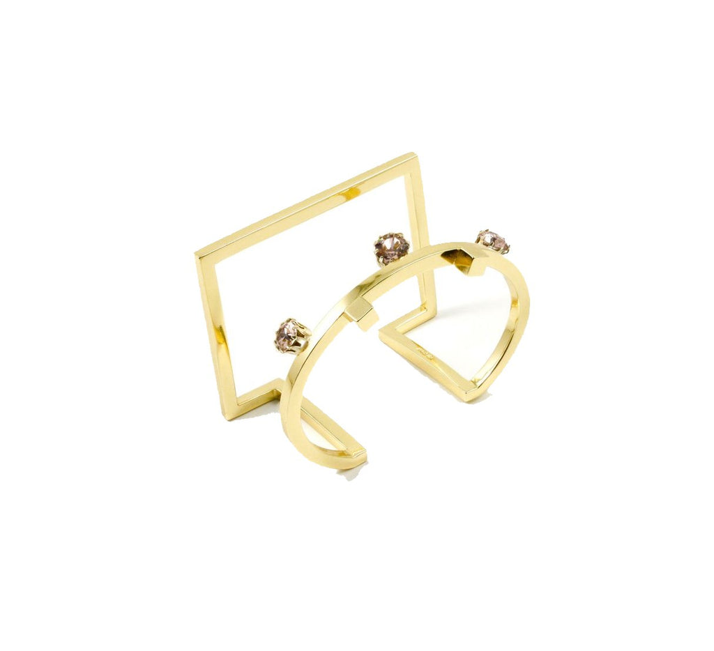 Brazalete D. Cristal Rose