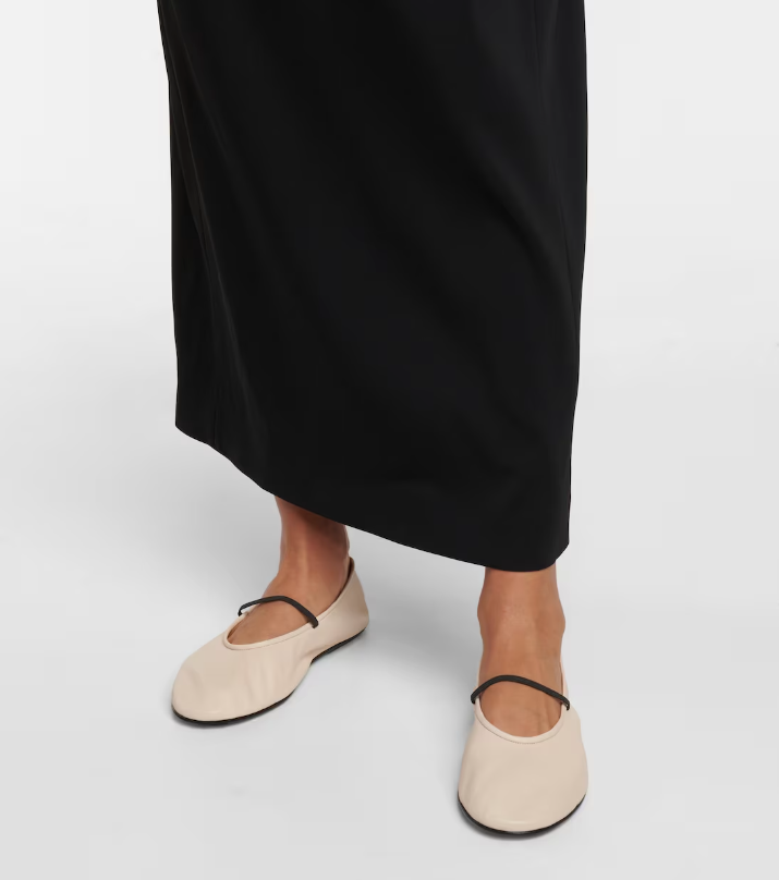 Ballerina Flat Marfil