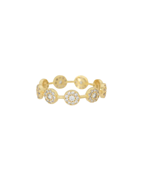 Anillo Multi Stone Halo