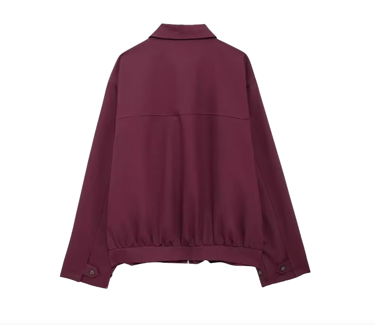 Chaqueta Minina Bordo