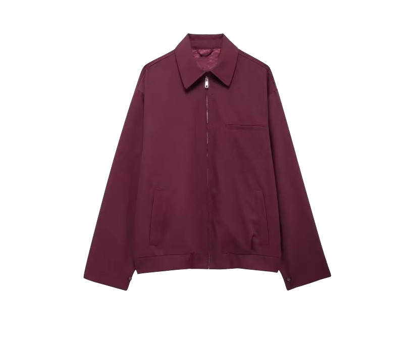 Chaqueta Minina Bordo