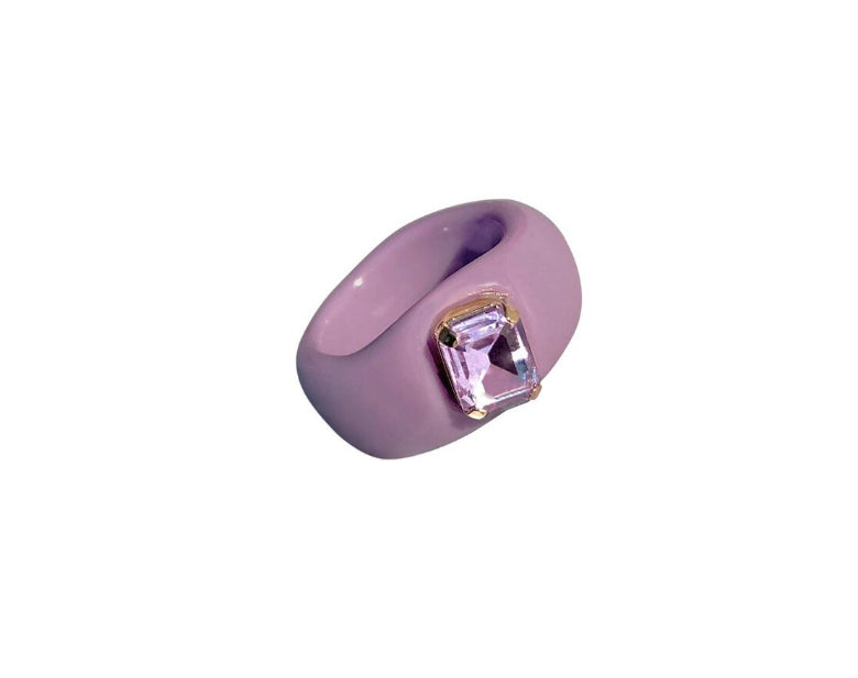 Anillo Megastone Fantasy Lilac