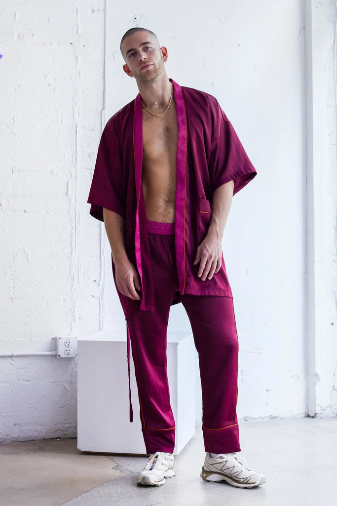 Pantalon Boxeador Satin Berry