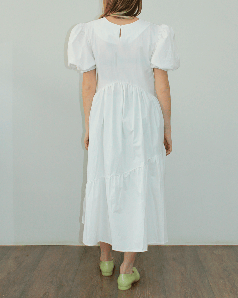Vestido Puffer Blanco