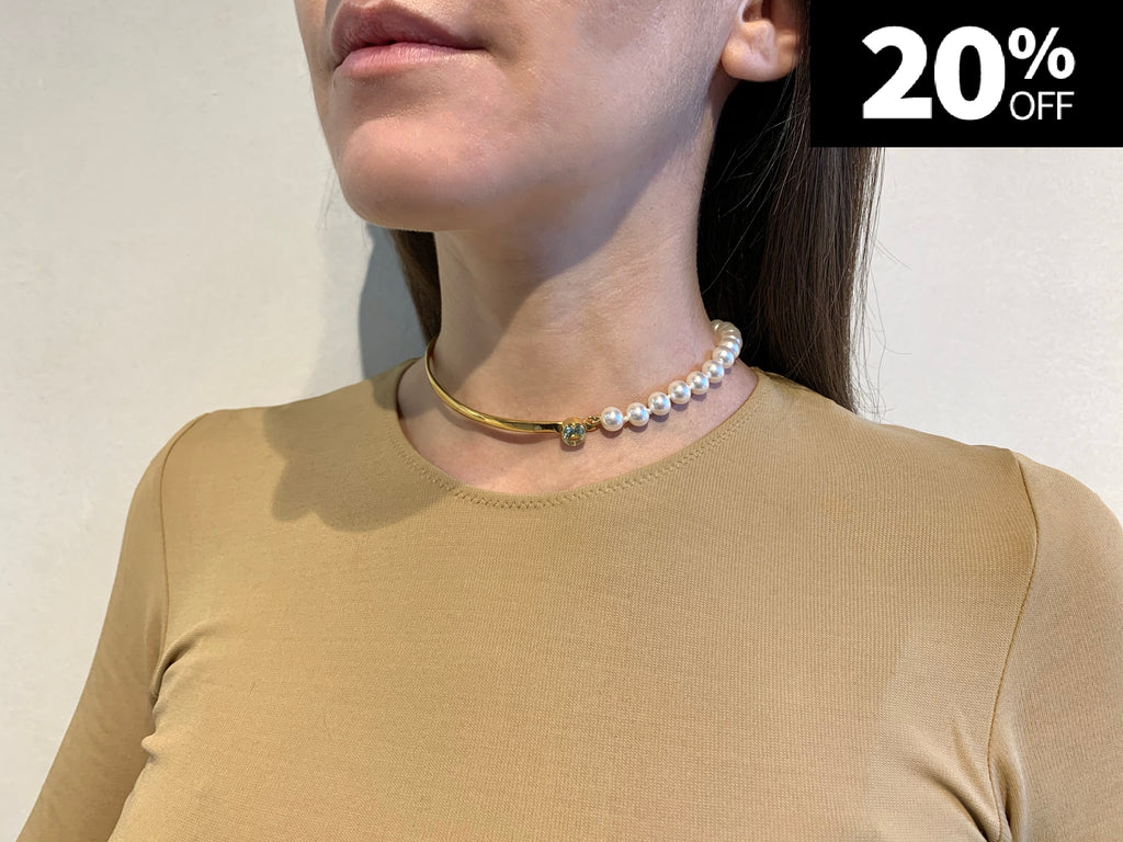 Belt Pearl Crisolita Choker