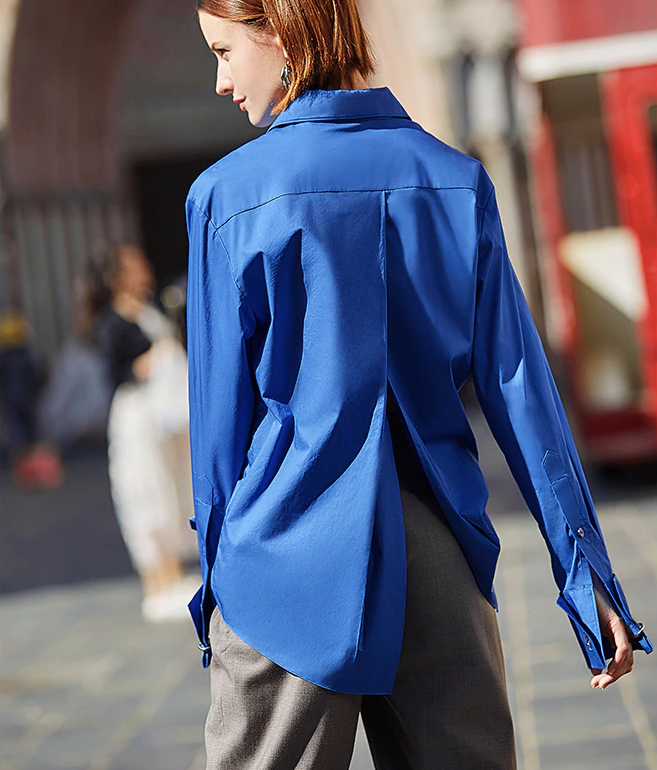 Blusa Azul Seventieshow