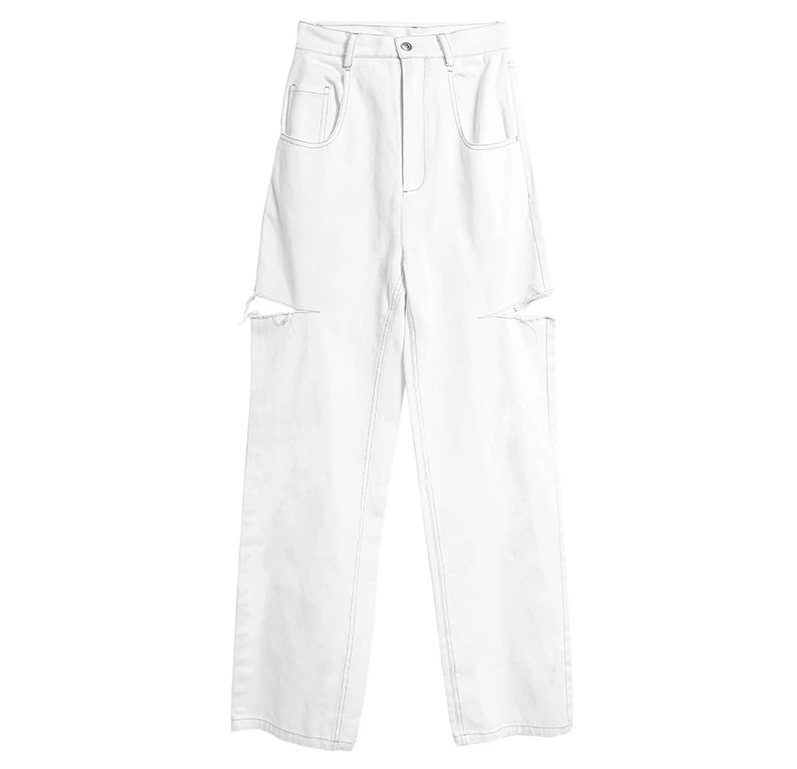 Pantalón Slash Blanco